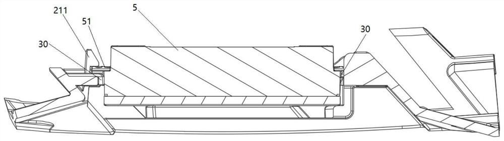 Angle radar fixing support and fixing method