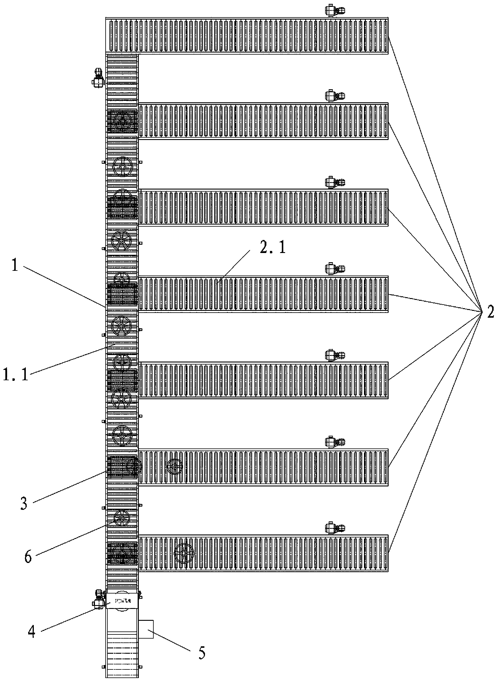 Sorting device for automobile hubs