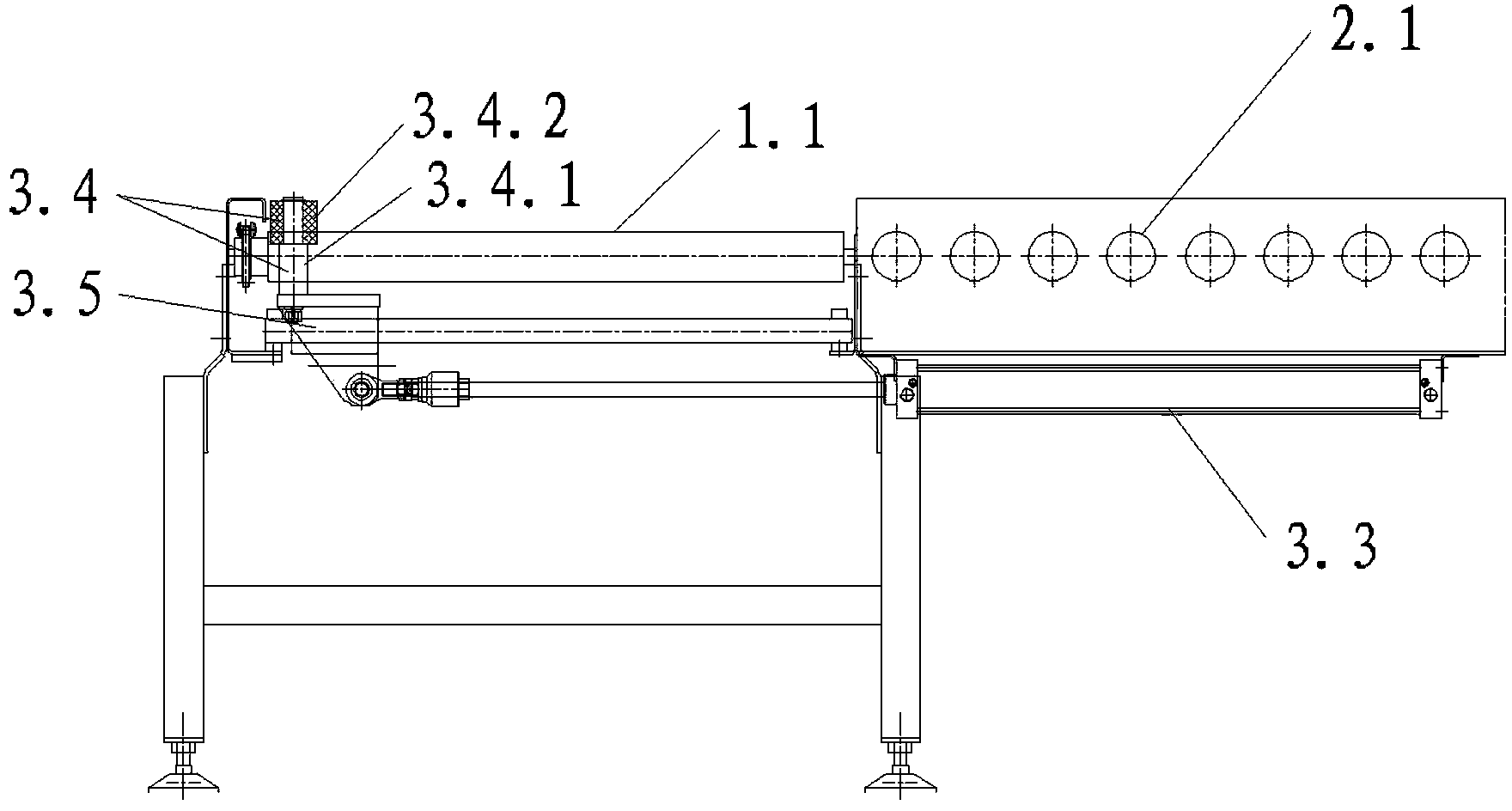 Sorting device for automobile hubs