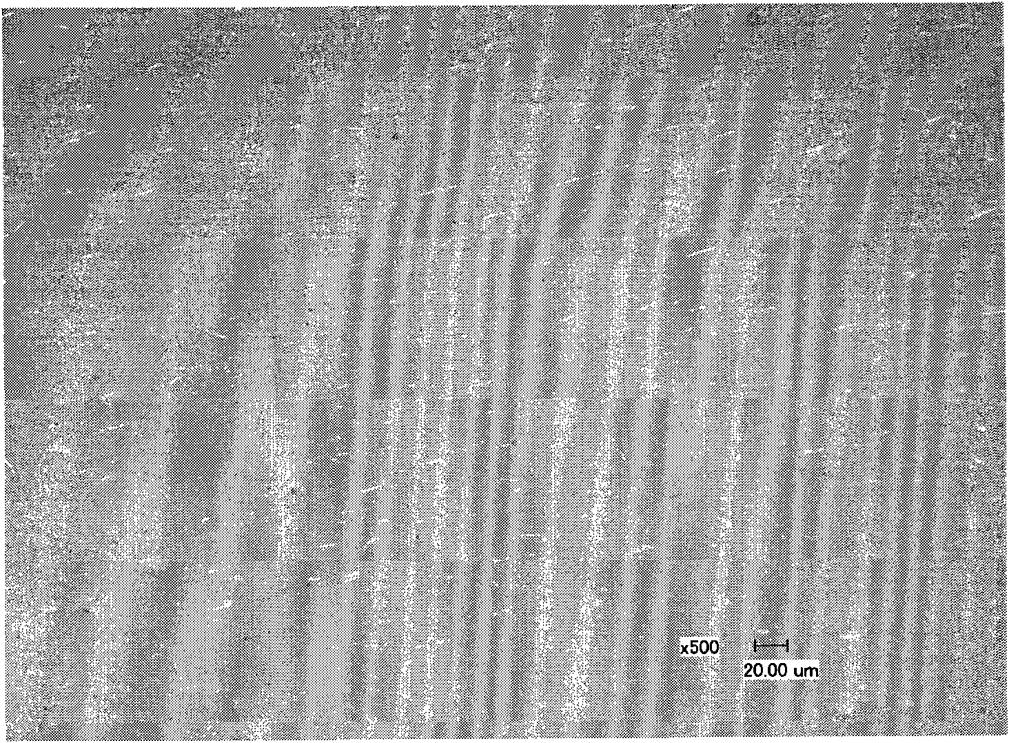 Method for preparing thin polymer film with polarization property on surface of glass