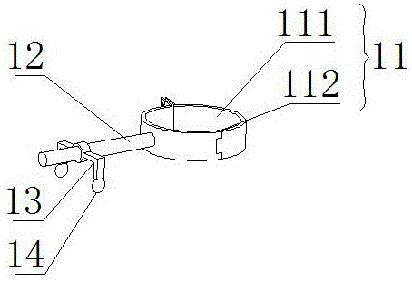 Concrete pole ground wire reset device