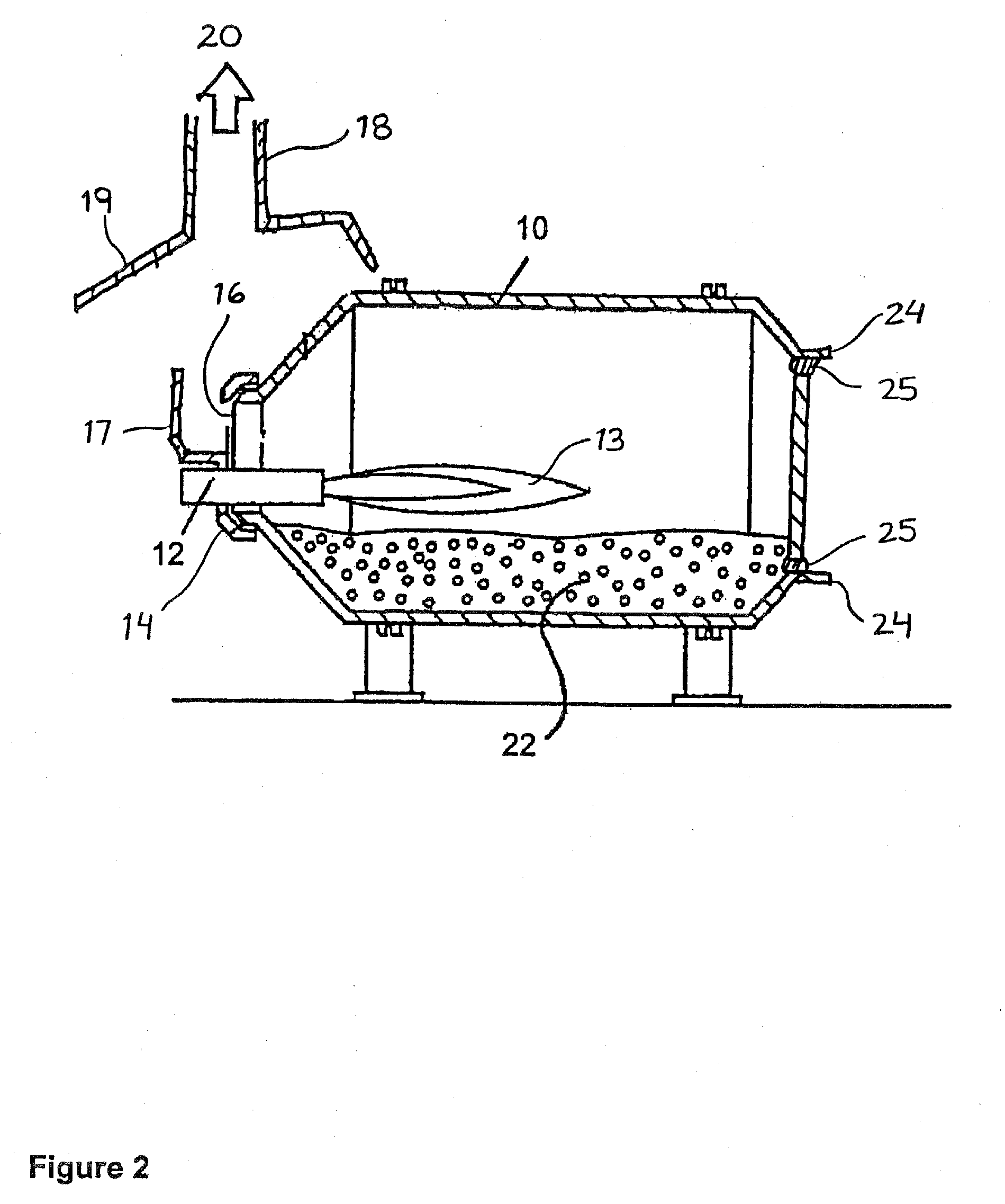 Process and apparatus for purifying low-grand silicon material