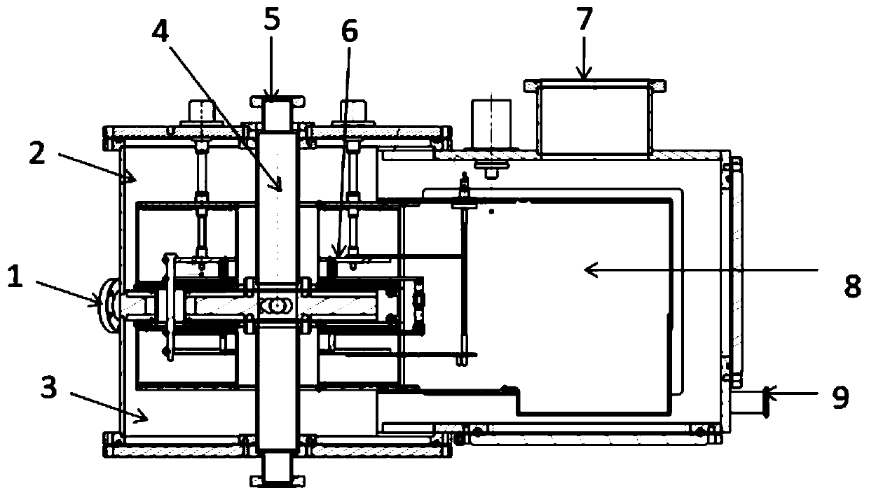 Medium-energy-section compact electron beam ion trap high-charge-state ion spectrum device