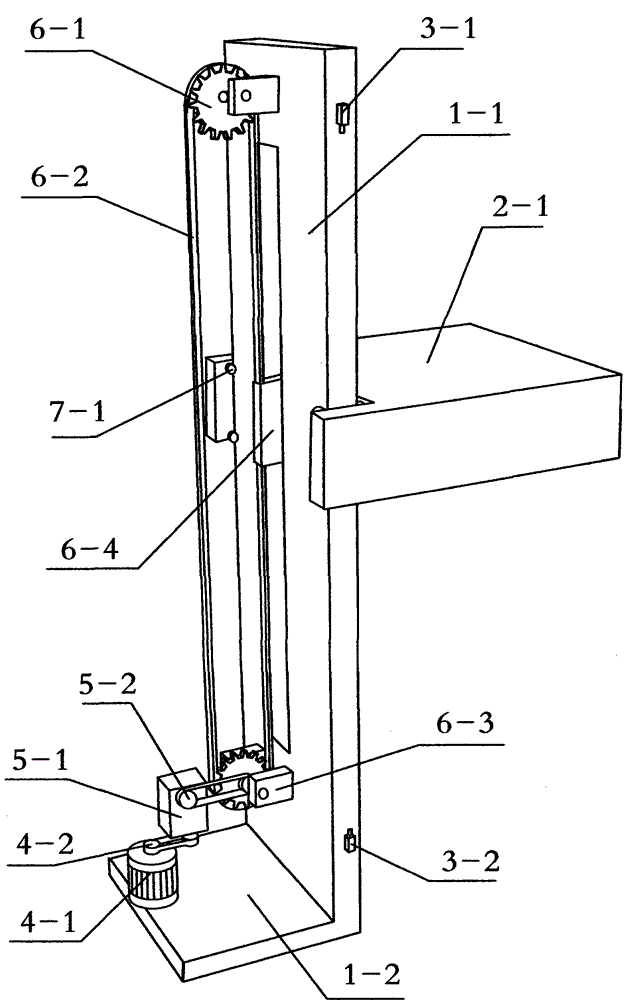 Elevating mechanism for stereo image laser printing machine