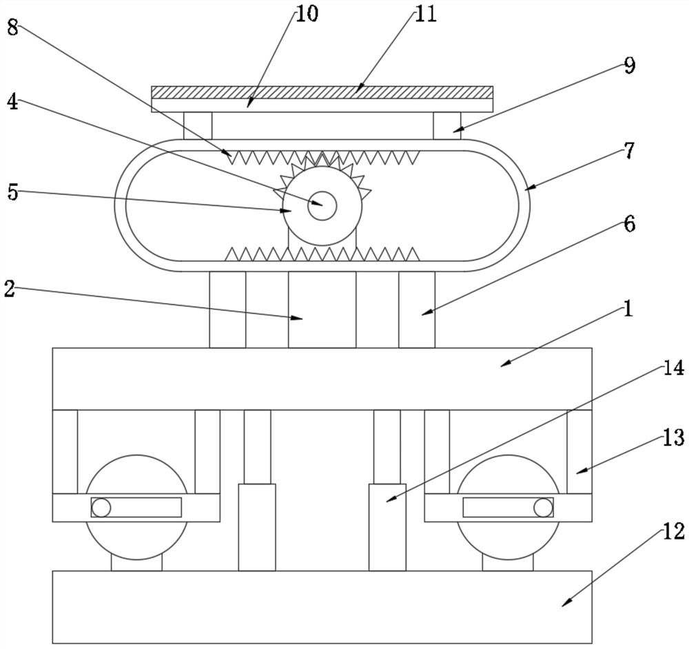 Back face pressing and cutting device for sticky printing machine