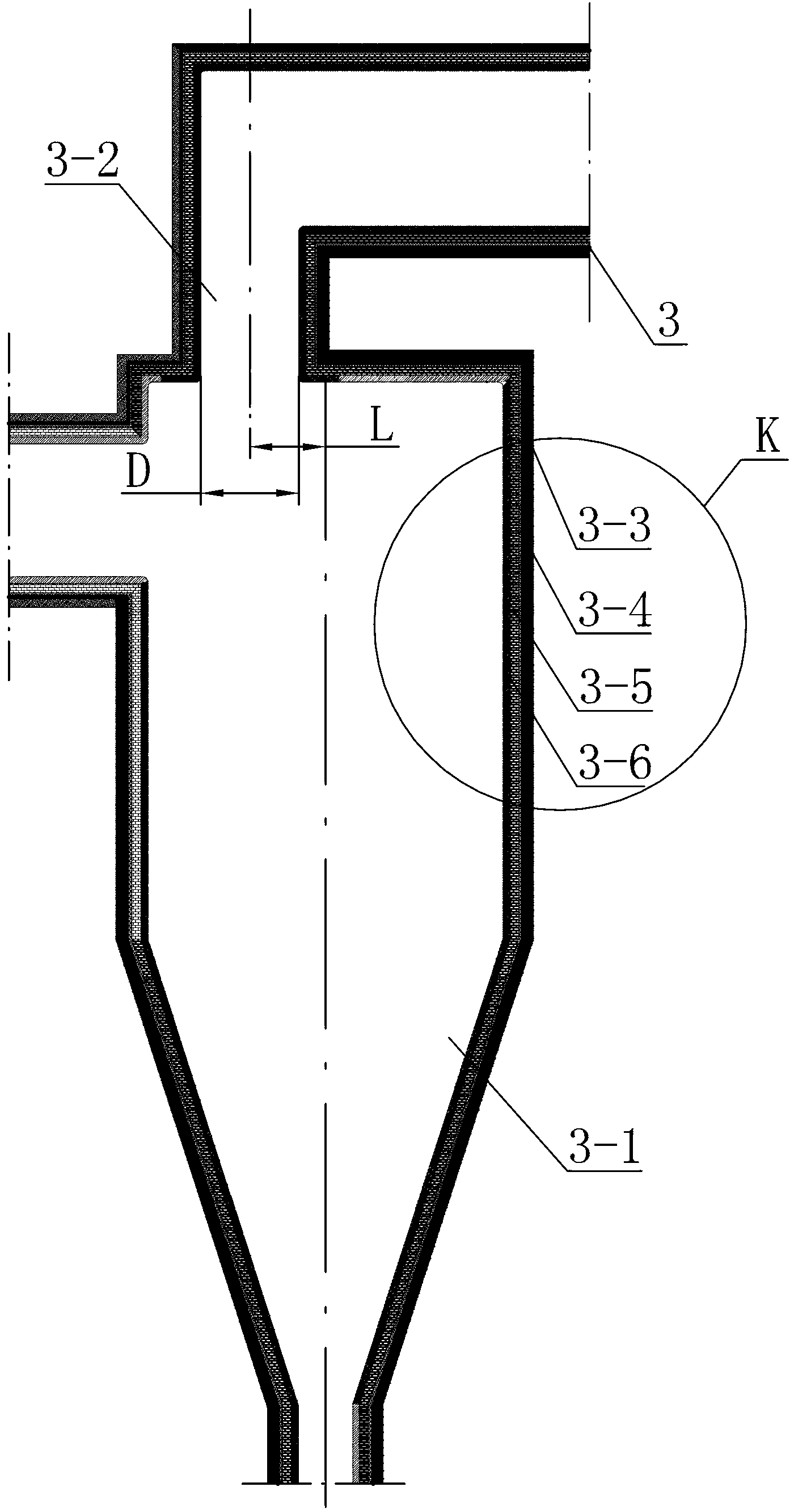 Coal gangue circulating fluidized bed boiler