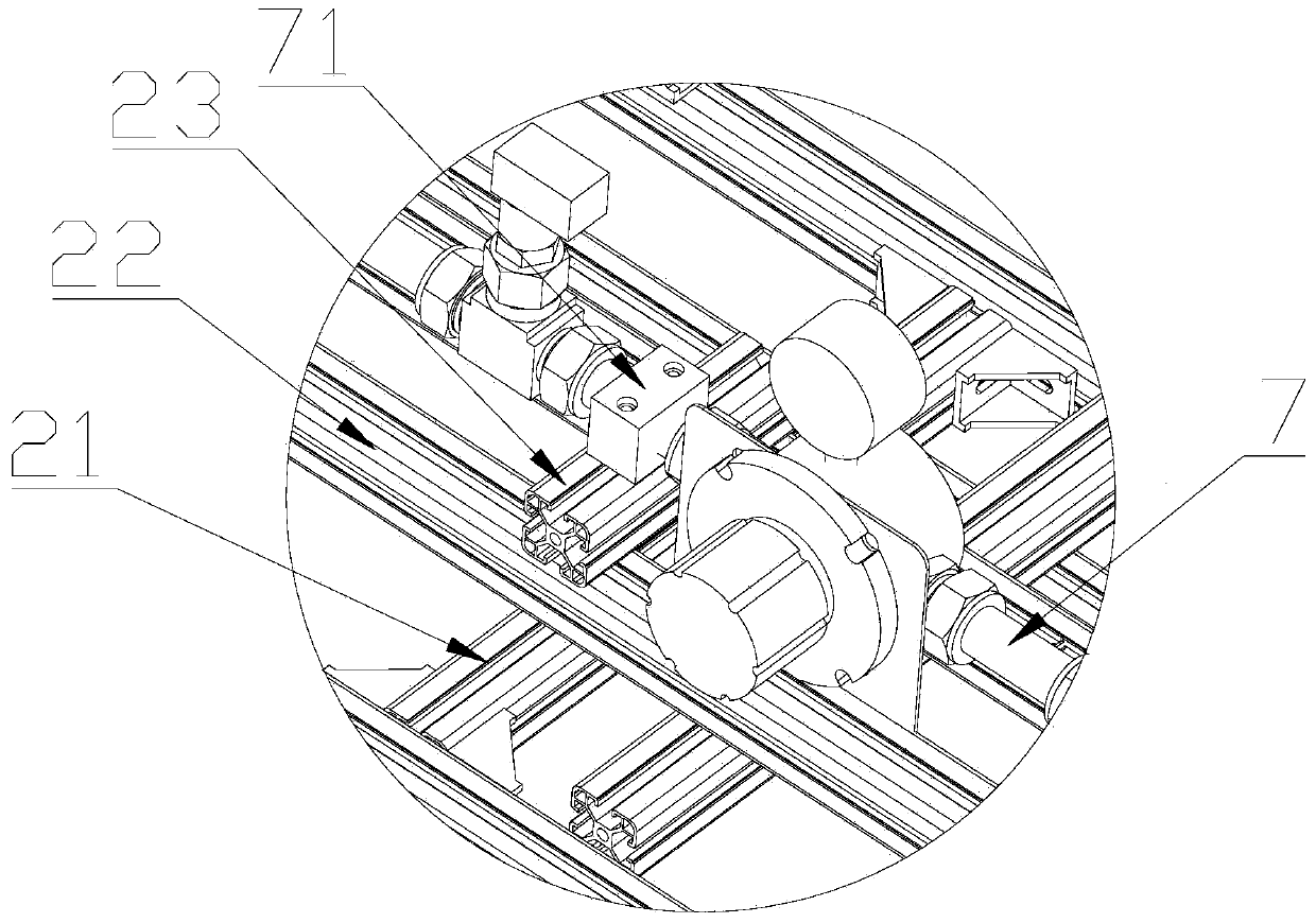 Fuel cell test system pipeline air tightness pressure maintaining test platform