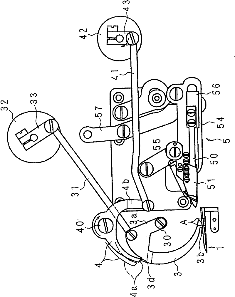 Split prevention method of stitches and split preventor of the same