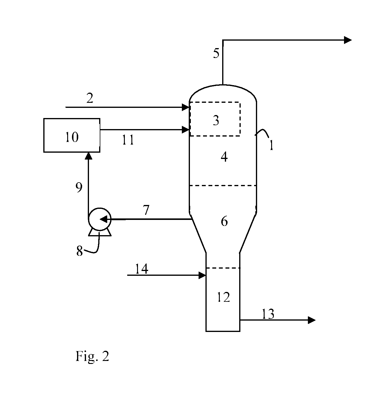 Process for separating solids from valuable or harmful liquids by vaporisation