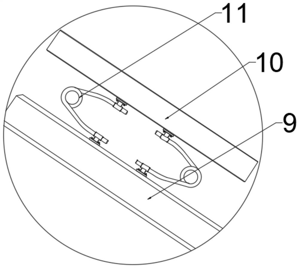 Posterior cranium distraction drainage device for neurosurgery department