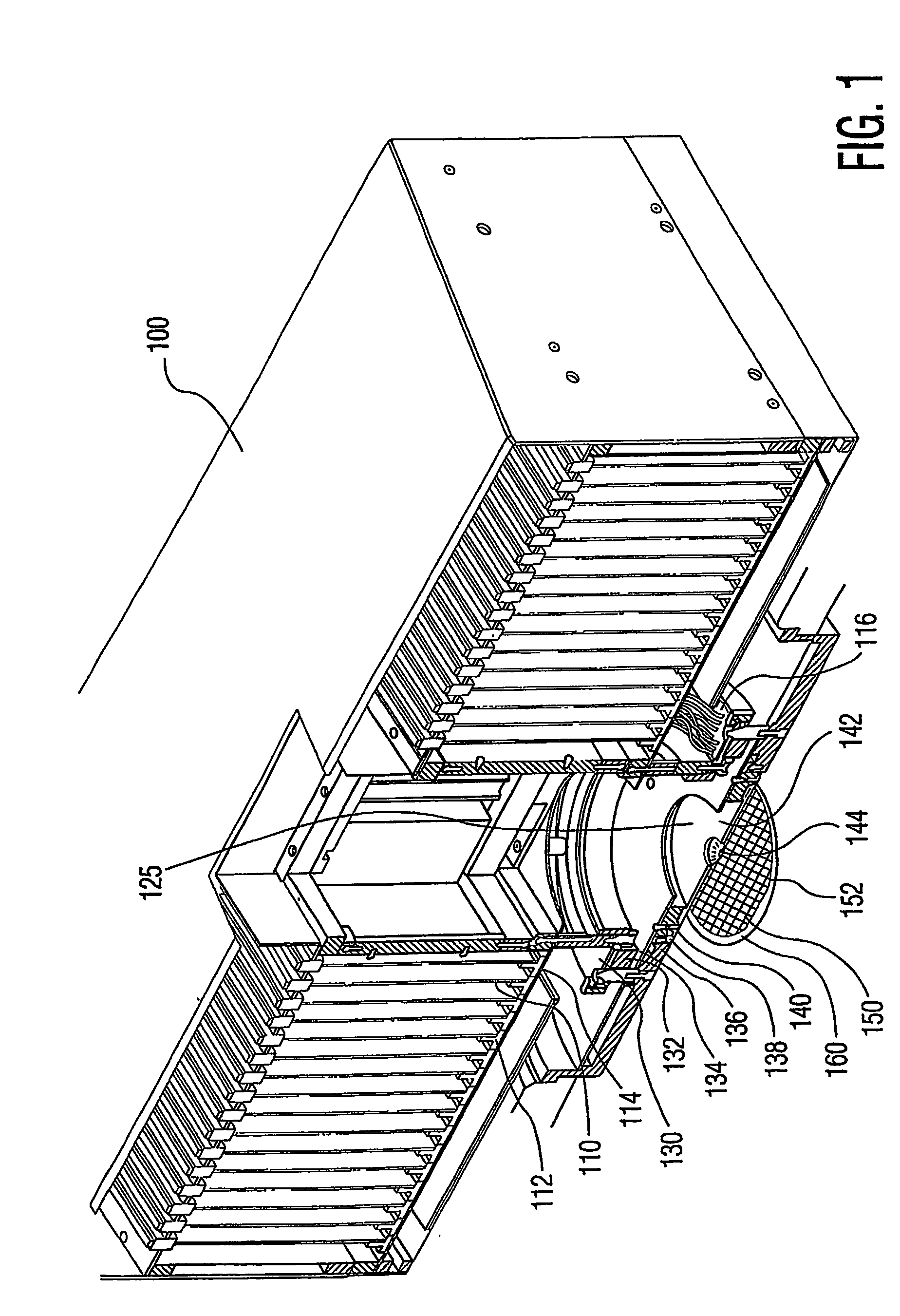 Flexible test head internal interface