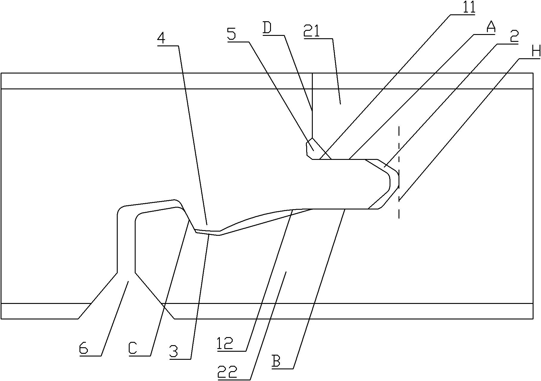 Latch for cork or plastic floor