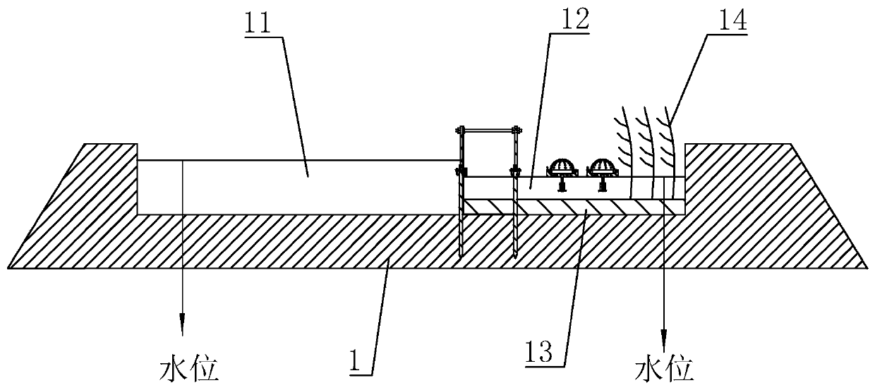 Landscape lake water quality purification system