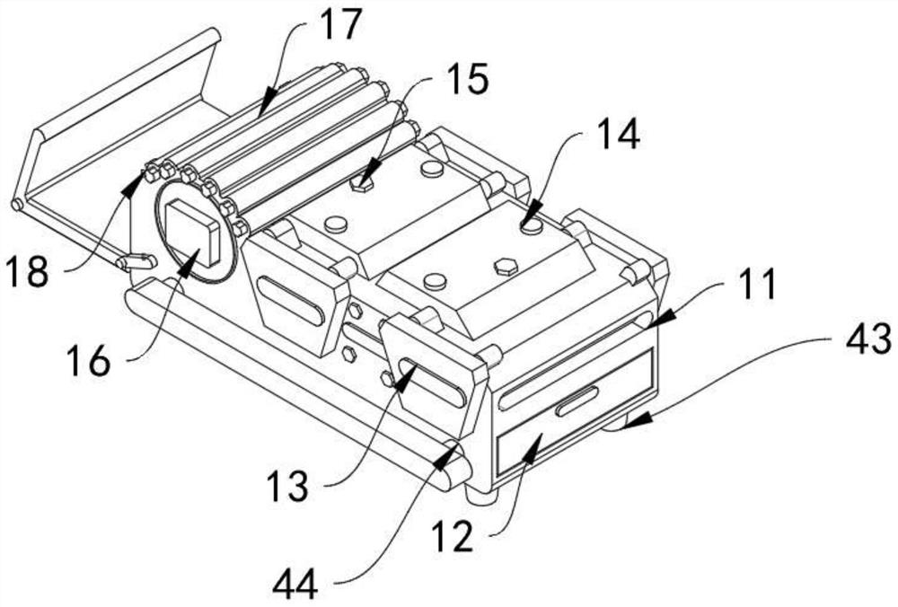 Ink-jet printing process and device based on high-density composite material multilayer substrate