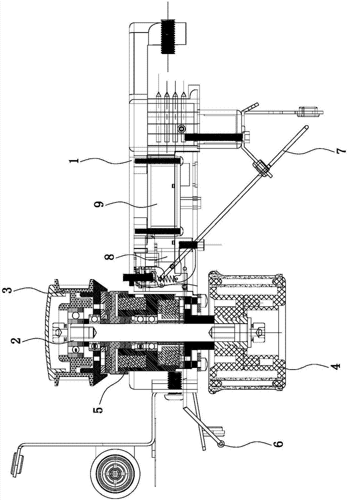 Yarn feeding control method of circular-weft knitting machine