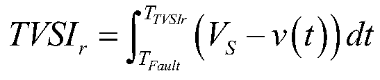 Power grid transient voltage stability quantitative evaluation method