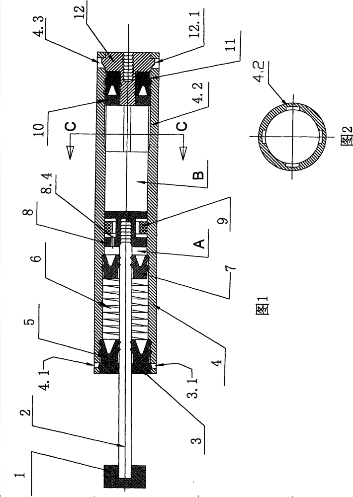 Hydraulic damper with excellent leak tightness