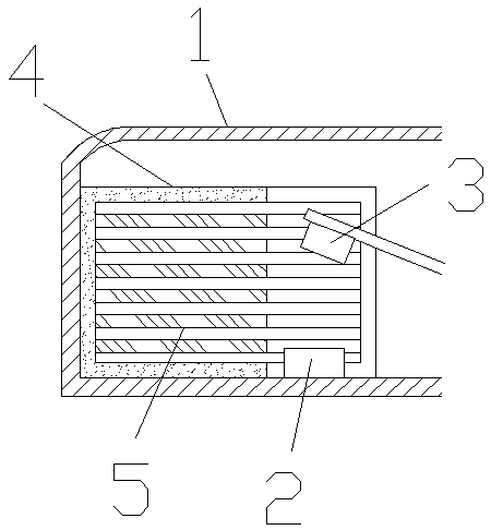 Circuit breaker with arc extinguishing effect