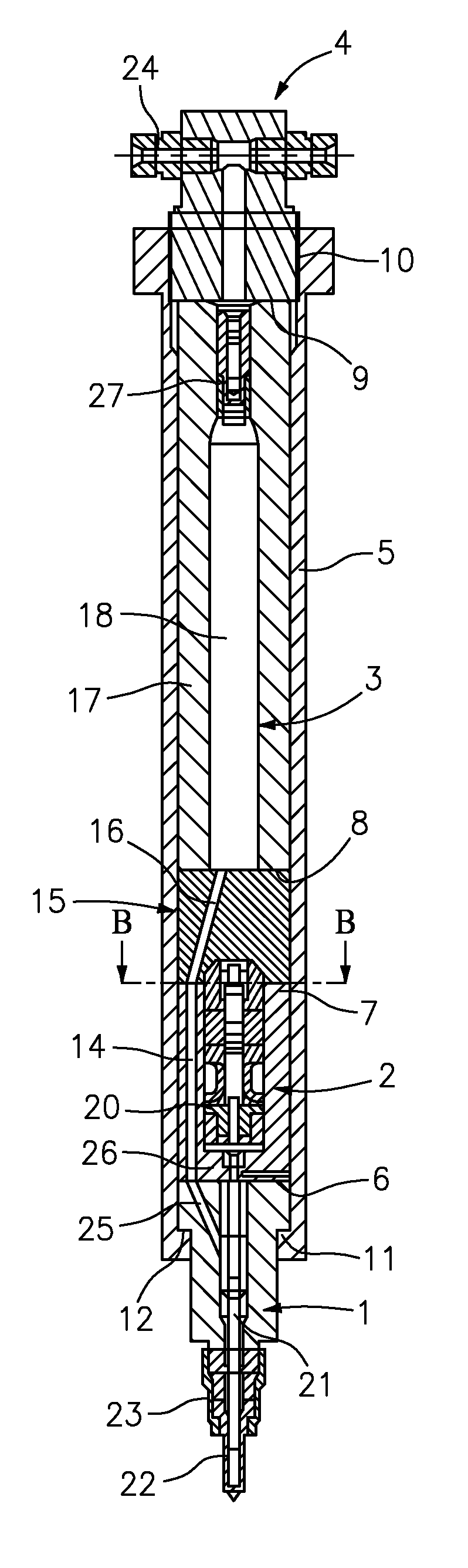 High-pressure injector