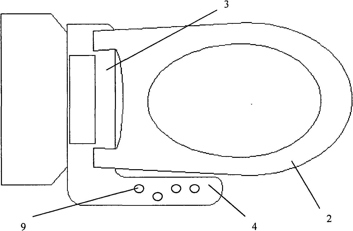 Toilet with flushing and medical treatment functions