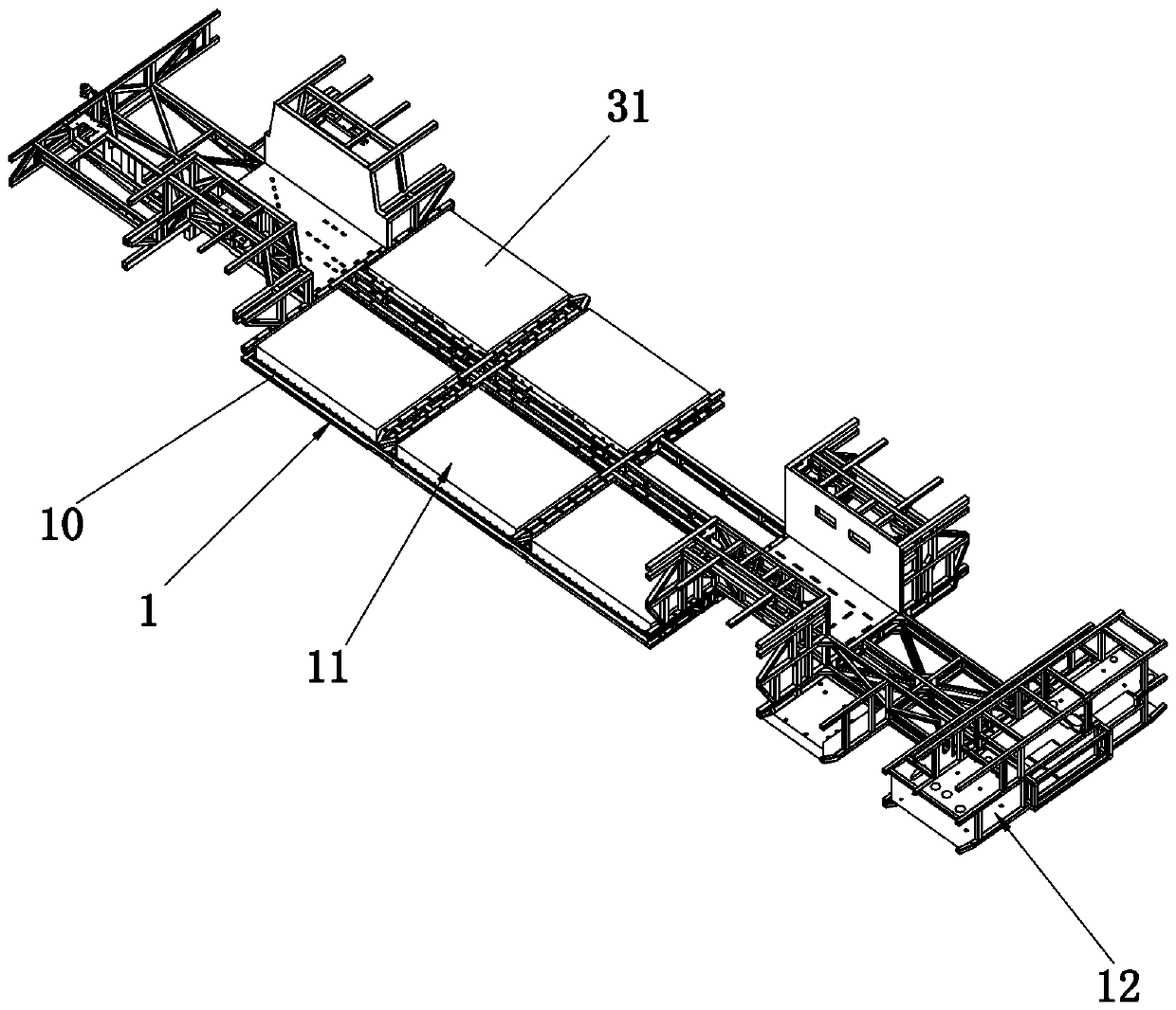 Low-floor pure electric bus