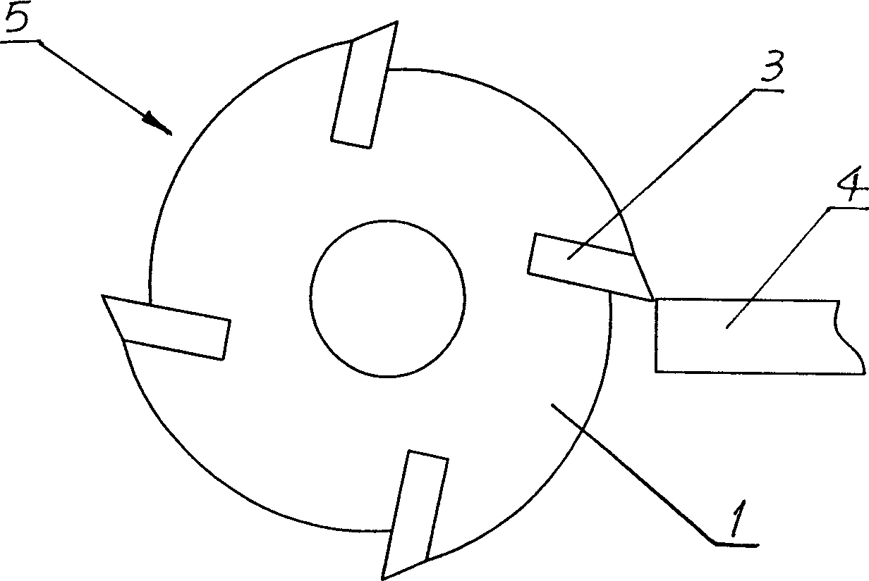 Single-roller type shearing tool