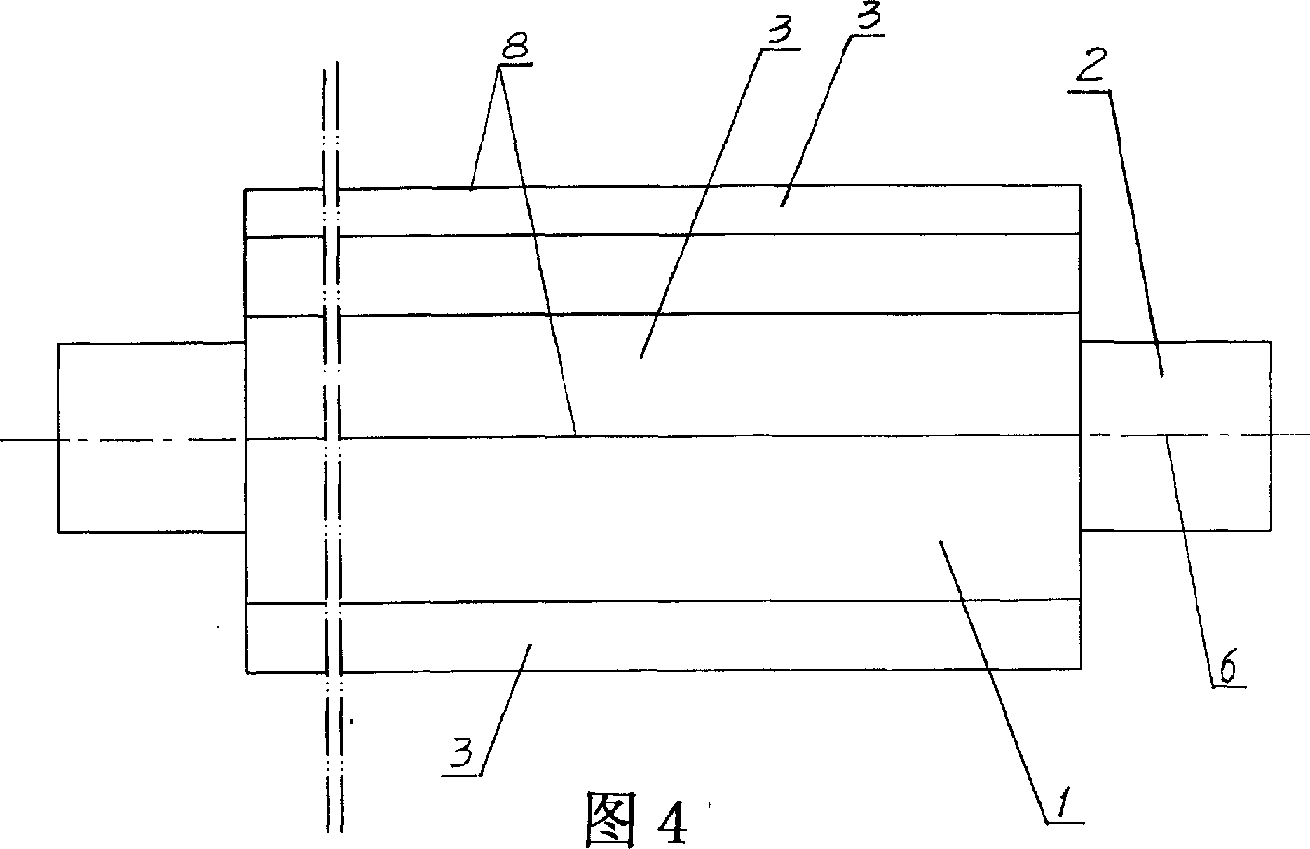 Single-roller type shearing tool