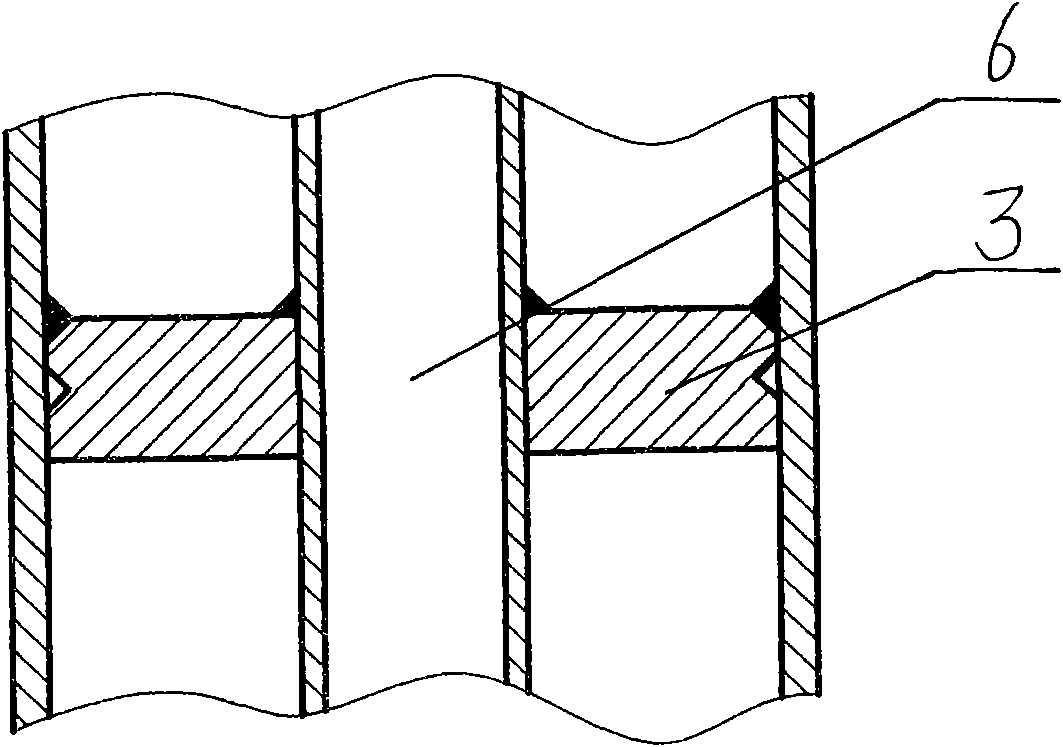 Heat tube plate type radiator