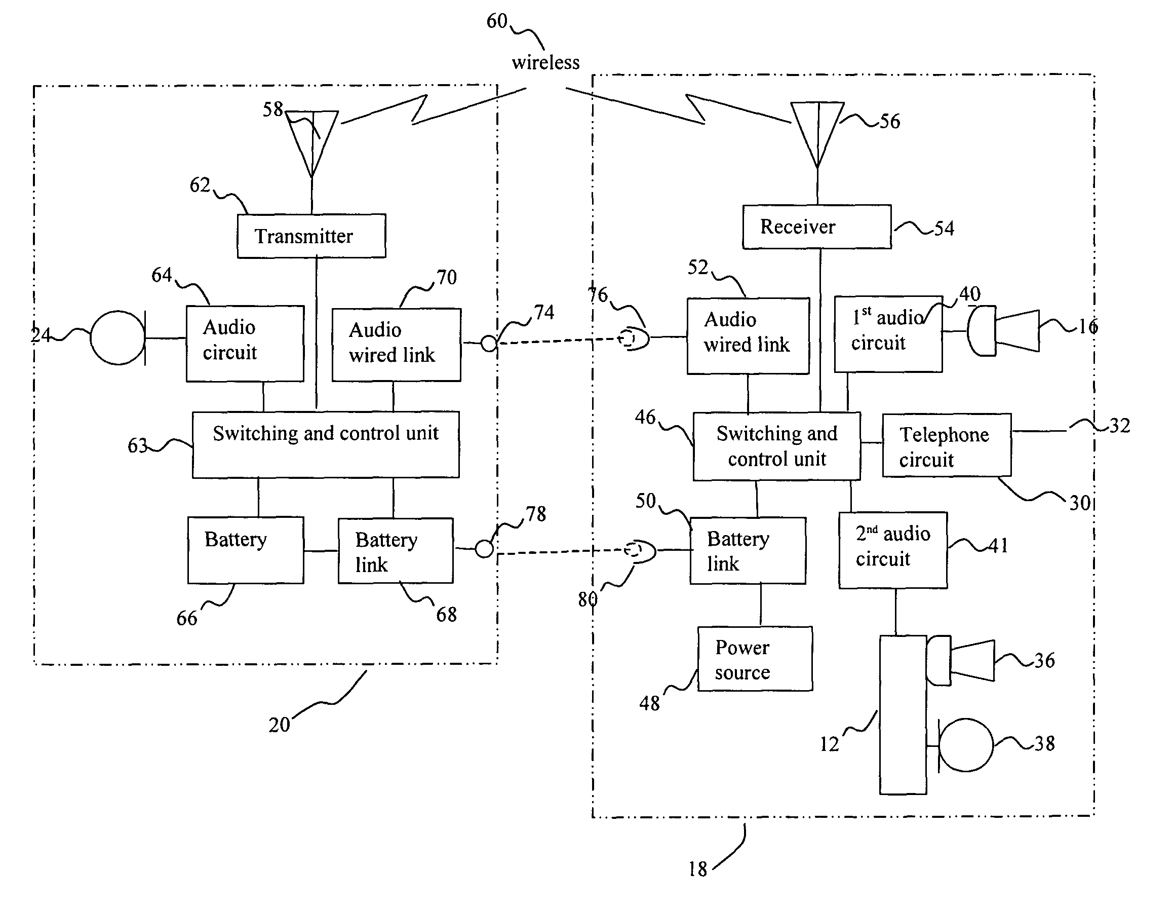 Method and apparatus for combined wired/wireless pop-out speakerphone microphone