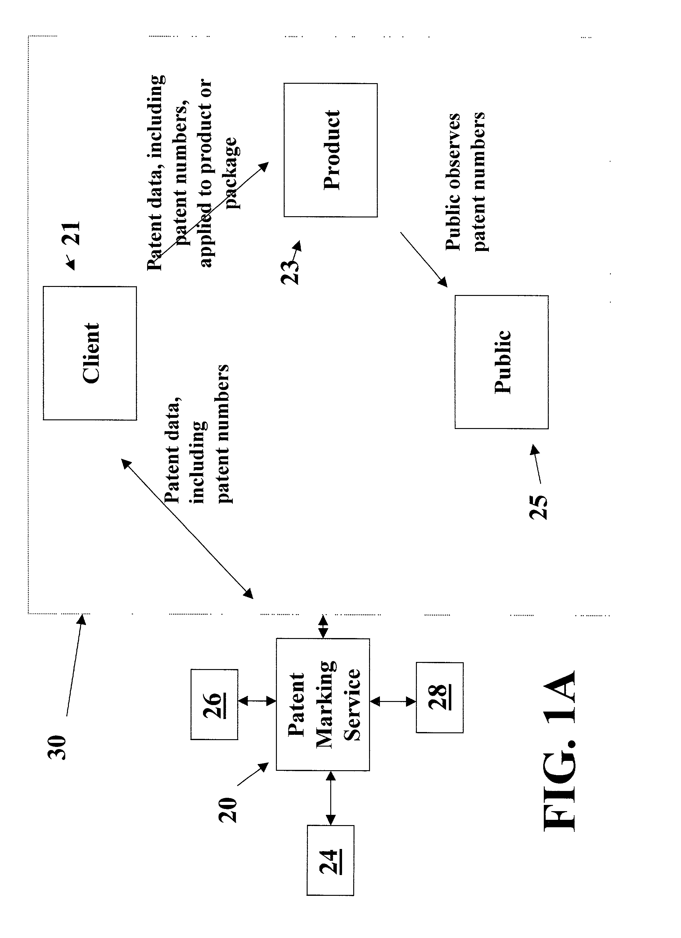 Digital patent marking method