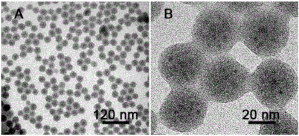 Method for preparing multi-quantum-dot core-silicon dioxide shell composite structure and application of structure to LED