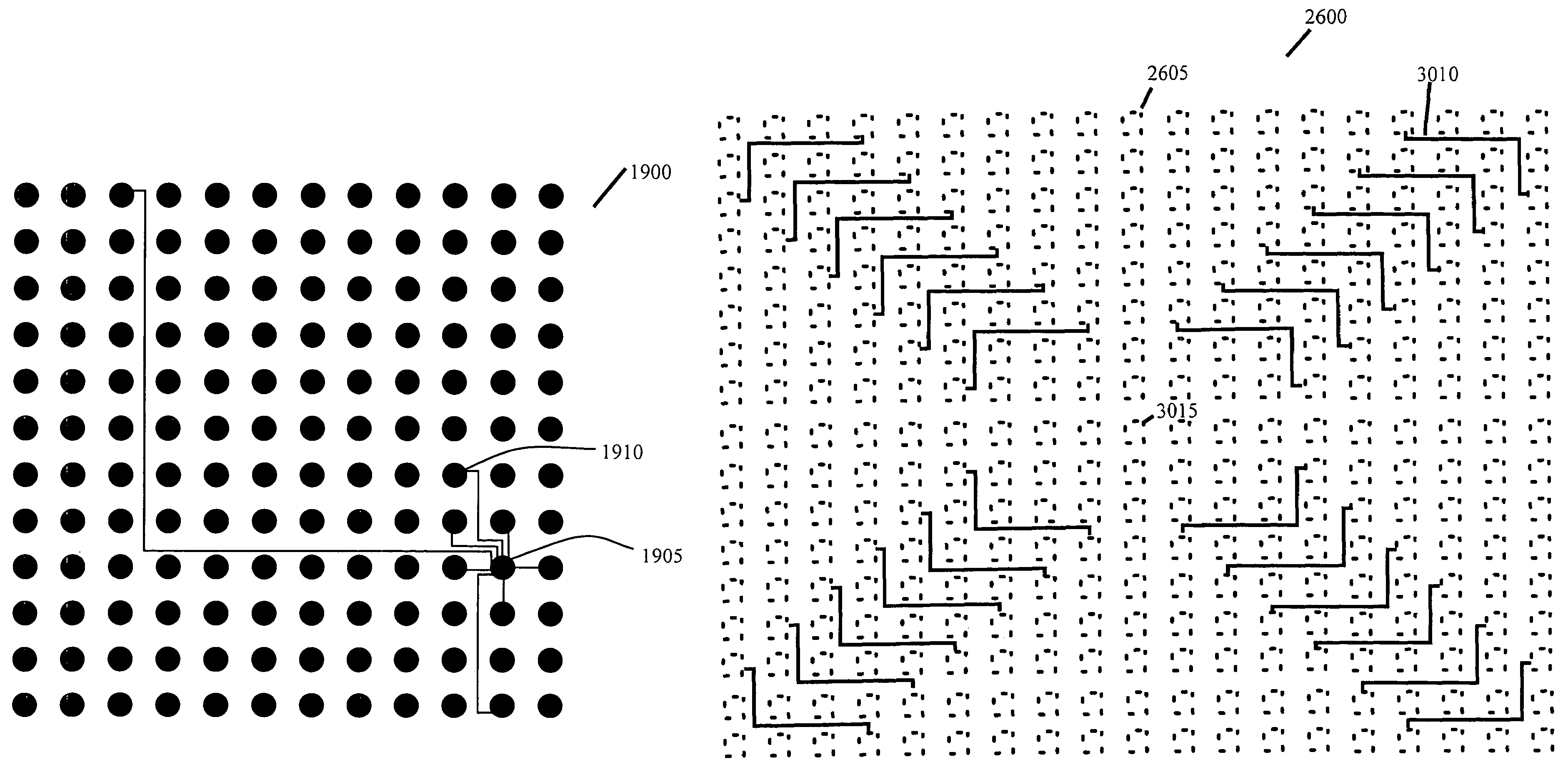 Configurable integrated circuit with built-in turns