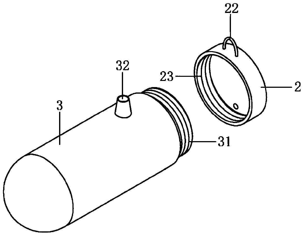 Laboratory animal body fluid collection needle assembly