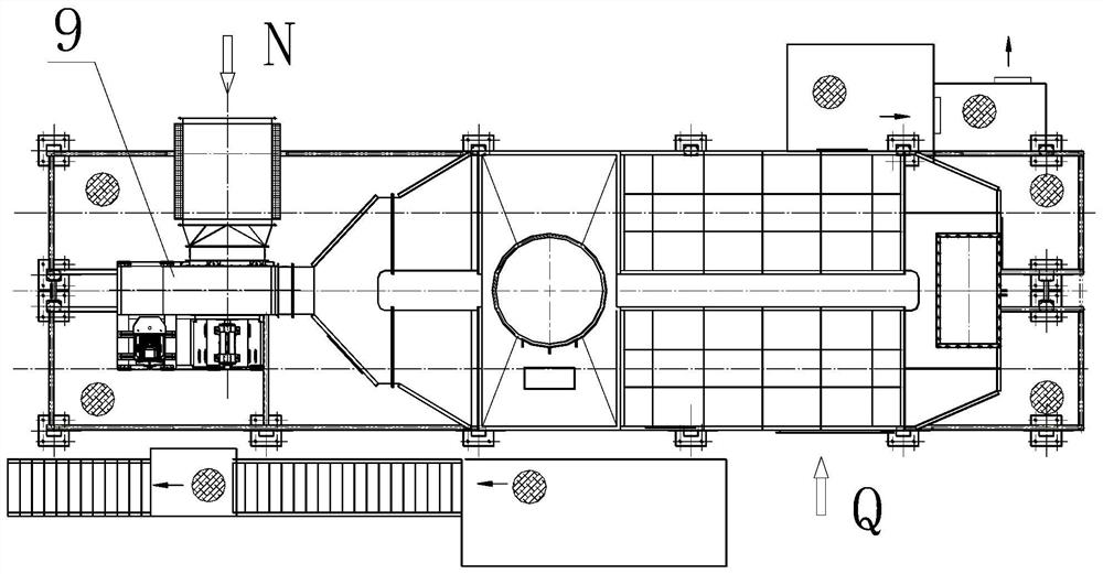 Tubular heat exchanger for waste heat recovery of gypsum plaster board drying process