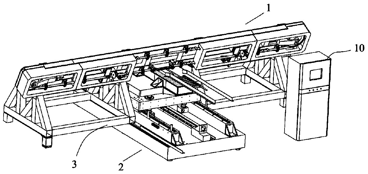 Full-automatic foam thin cutting device