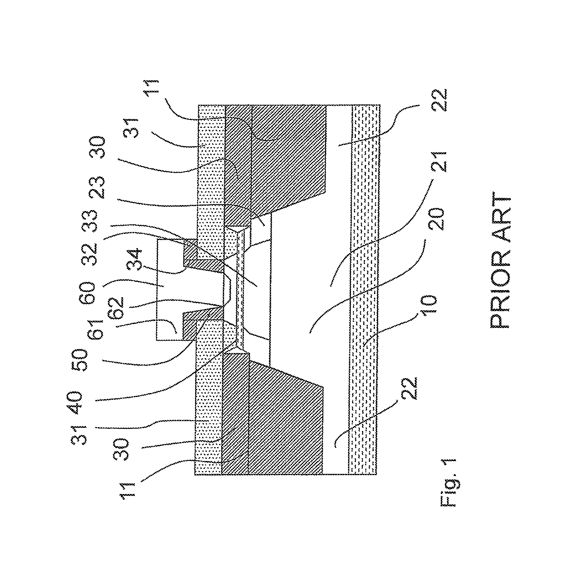 Bipolar transistor having self-adjusted emitter contact