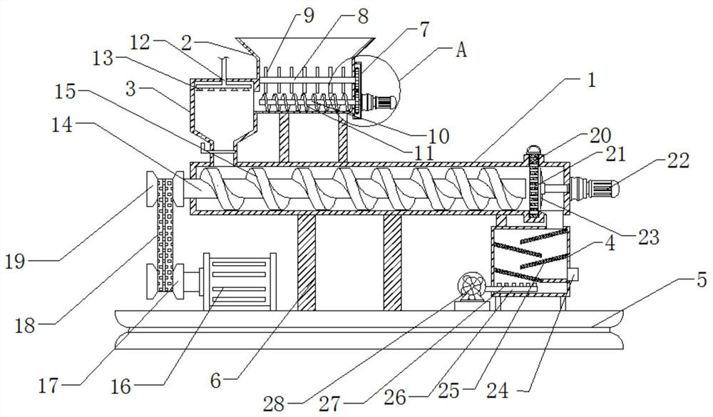 Feed expanding machine