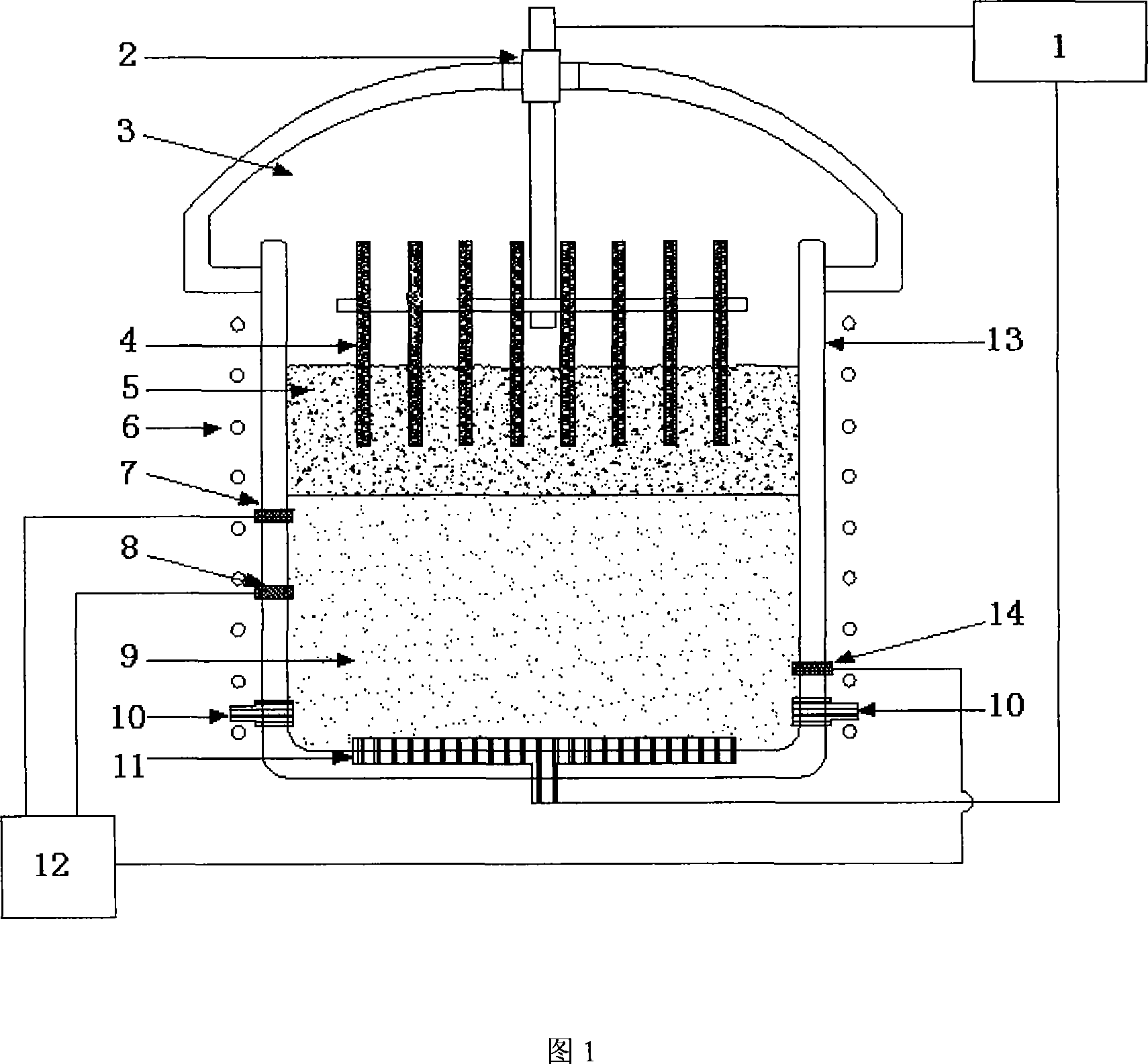 Impressed electric field pollution-free deoxygenation refining method and device for ladle furnace