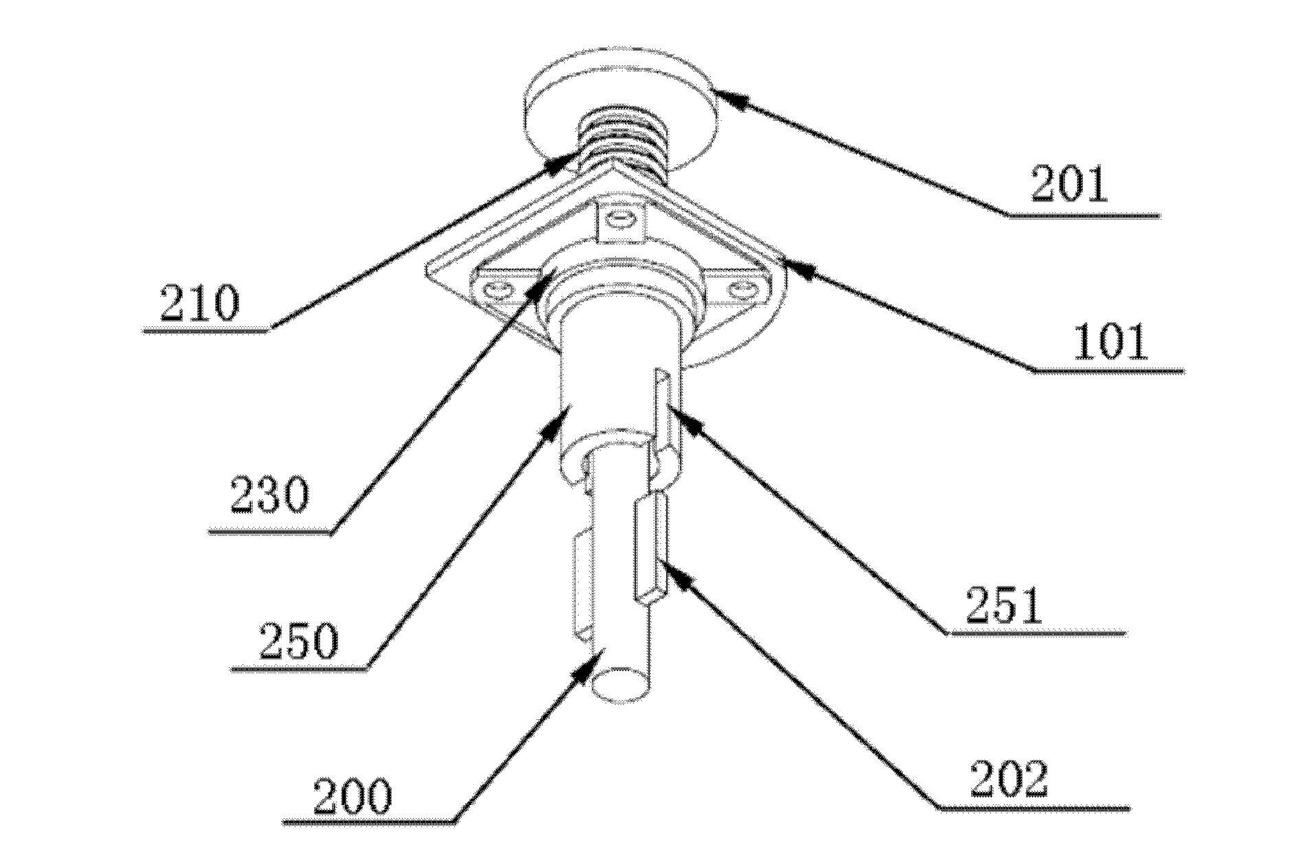 Soil nutrient extraction device and operating method thereof