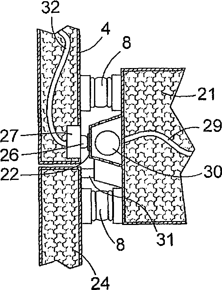 Multi-door refrigerator comprising a heatable door bar