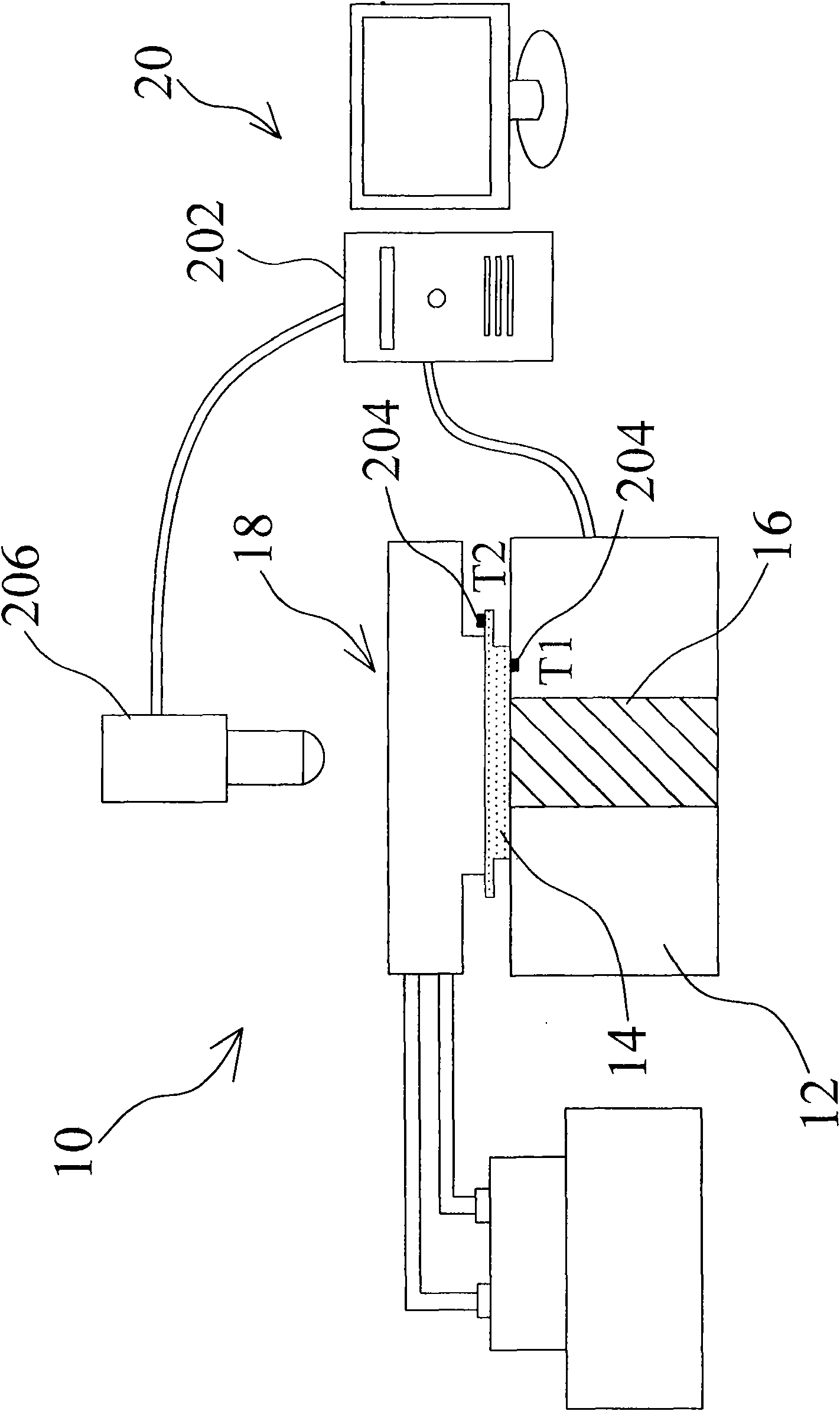 Device and method for detecting heat-dissipating plate