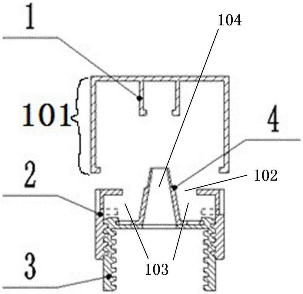 Bottle cap preventing liquid overflowing from high-viscosity liquid storage bottle