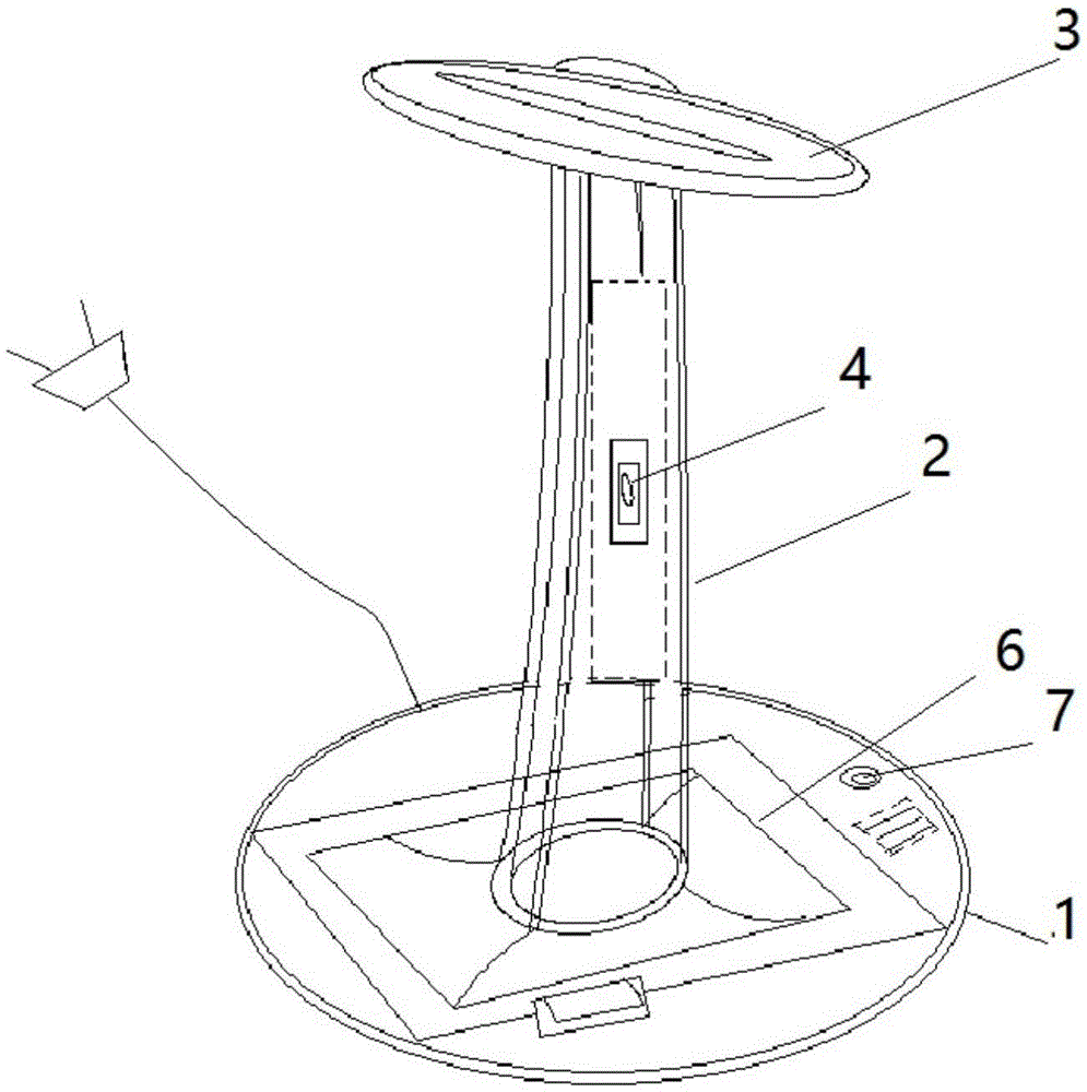 Convenient table lamp with multiple control modes