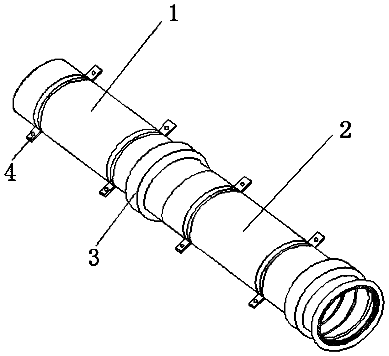 Wear-resistant environment-friendly PVC pipe