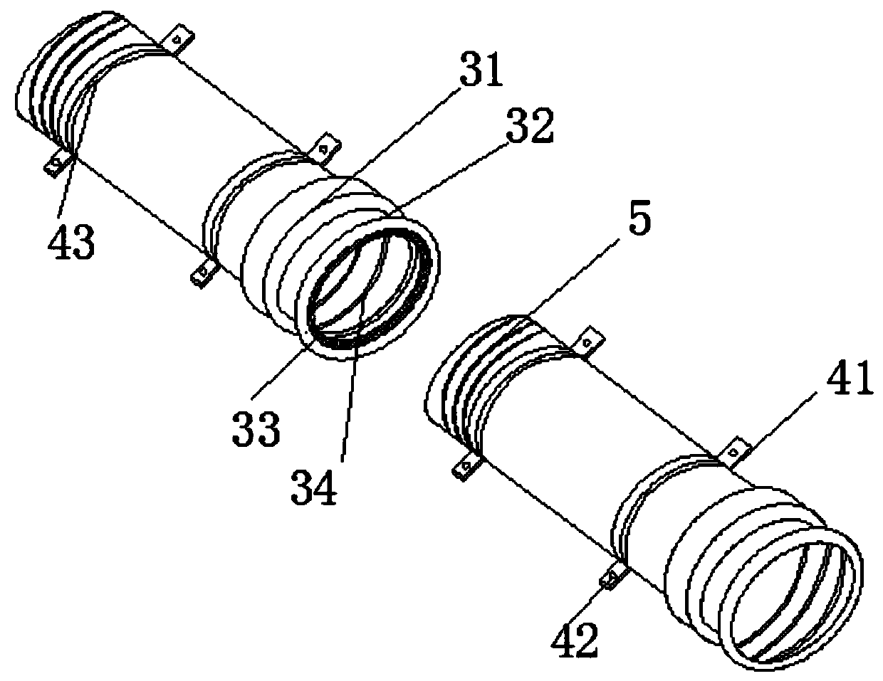 Wear-resistant environment-friendly PVC pipe