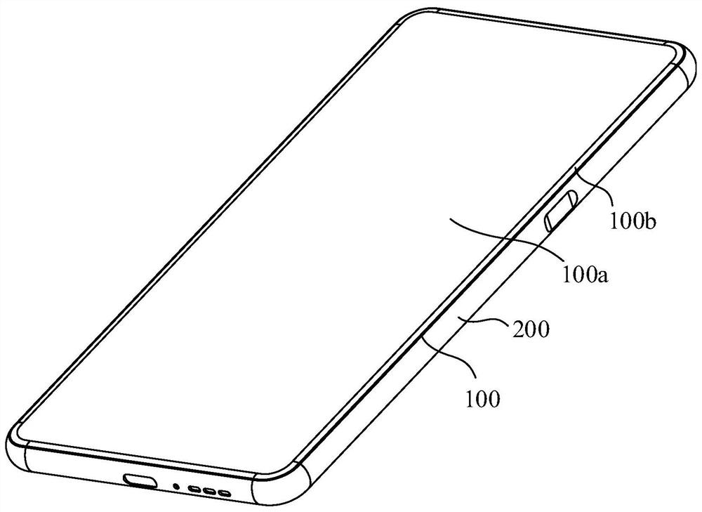 Display screen, preparation method of display screen and electronic equipment