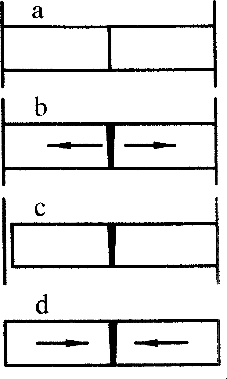 High pressure vacuum electronic beam welding method for stator ring of air compressor of gas steam turine