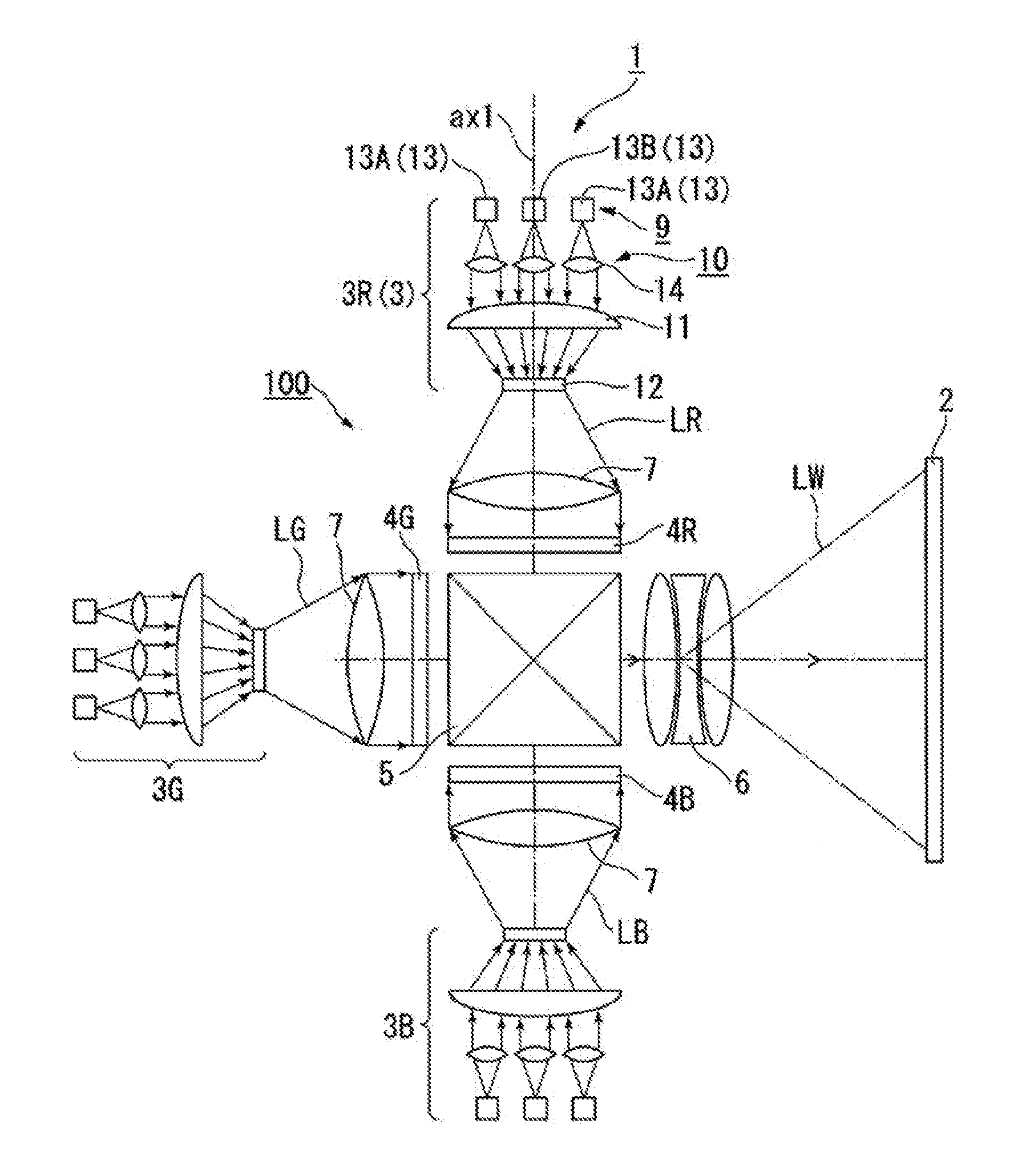 Illumination device and projector