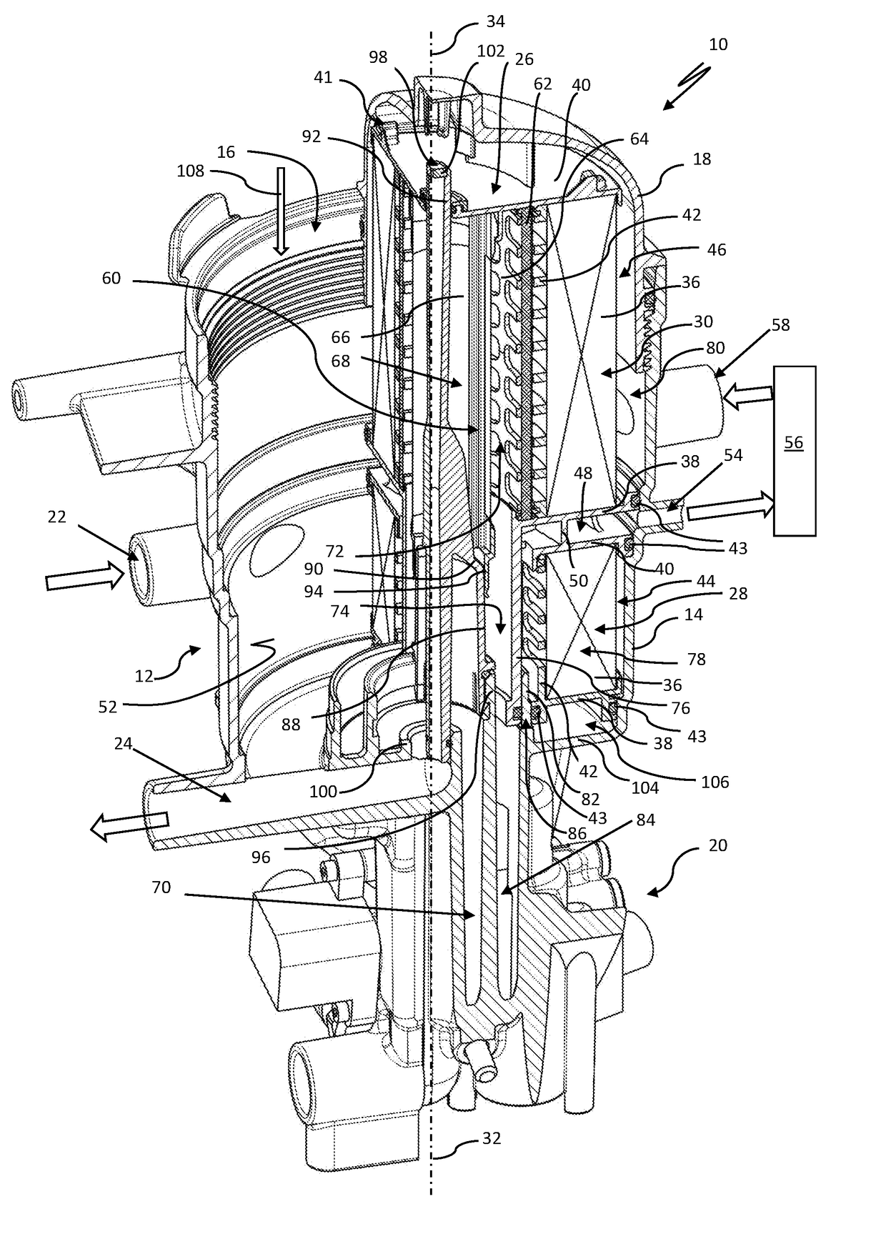 Fuel Filter Insert, and Fuel Filter Comprising a Prefilter Element and a Main Filter Element and Comprising a Water Separating Unit