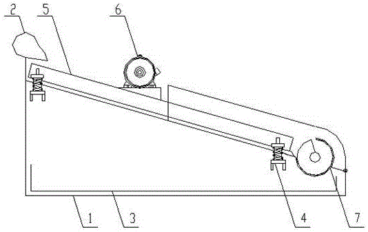 Forced solid-liquid separator for feces of livestock and poultry